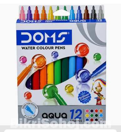 Doms Water Colour aqua 12 Shades